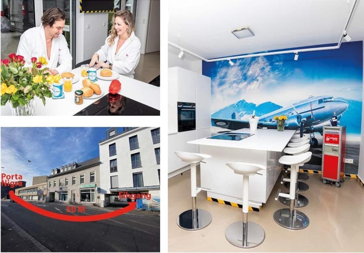 Ferienwohnung Exquisit Crew-Only-De Loft App. 1℗ Flying Dreams Trier Exterior foto